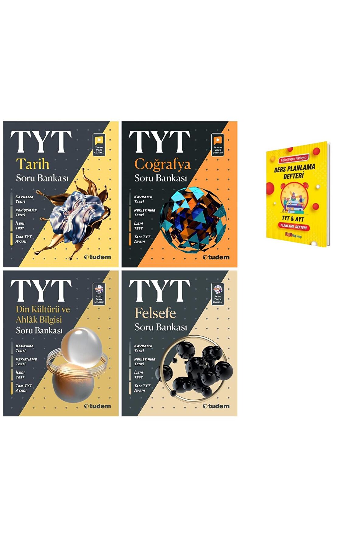 TYT Tarih Coğrafya Felsefe ve Din 4lü Sözel Soru Bankaları