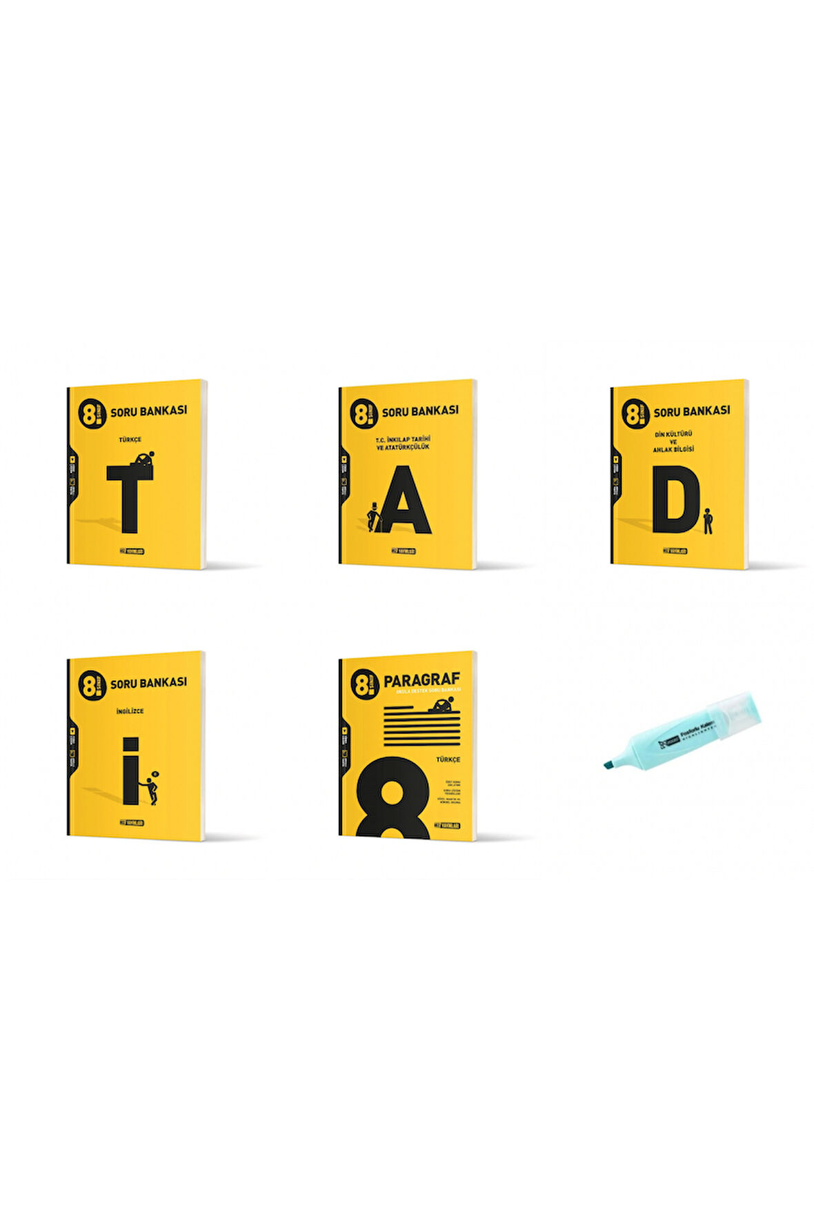 LGS 8.Sınıf Türkçe İnkılap Din Kültürü İngilizce Ve Paragraf Soru Bankası