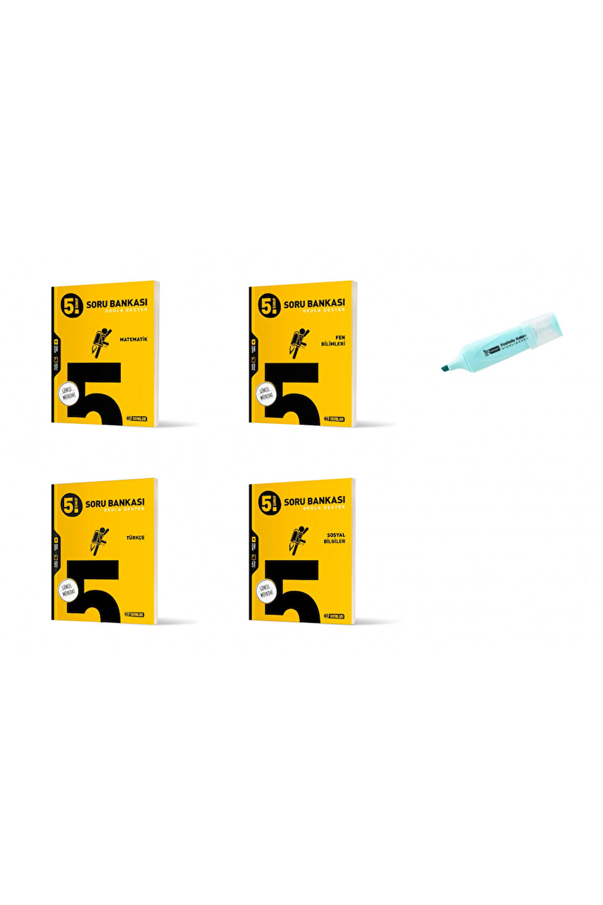 5.Sınıf Matematik Fen Bilimleri Türkçe Ve Sosyal Soru Bankası (Yeni Müfredat)