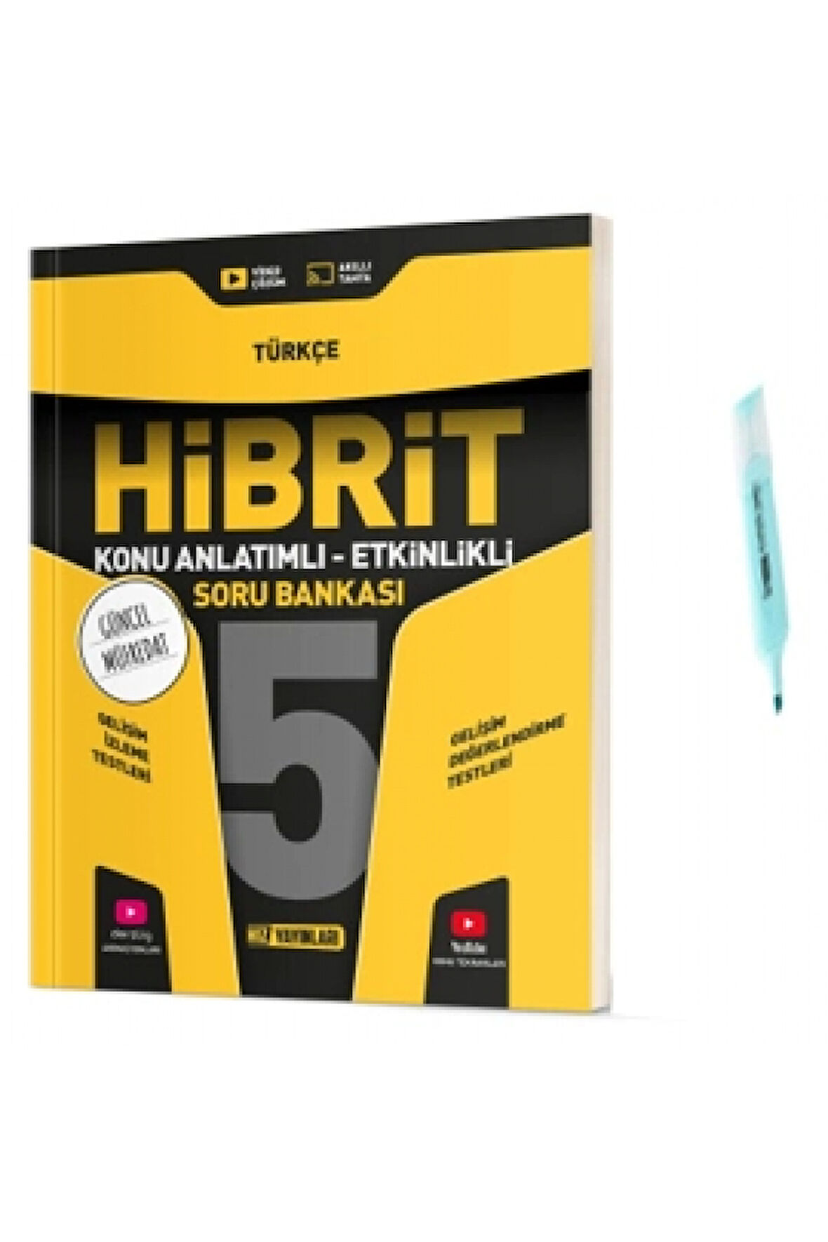 5.Sınıf HİBRİT Türkçe Konu Anlatımlı Etkinlikli Soru Bankası (Yeni Müfredat)