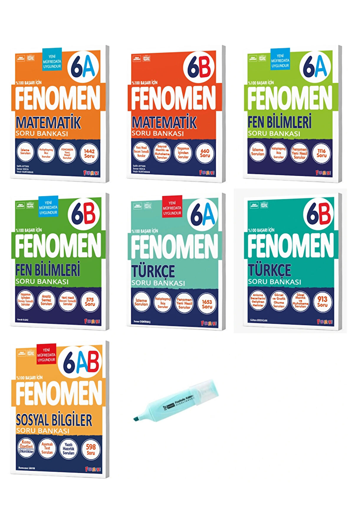 6. Sınıf Matematik Fen Bilimleri Türkçe Ve Sosyal Bilgiler Soru Bankası