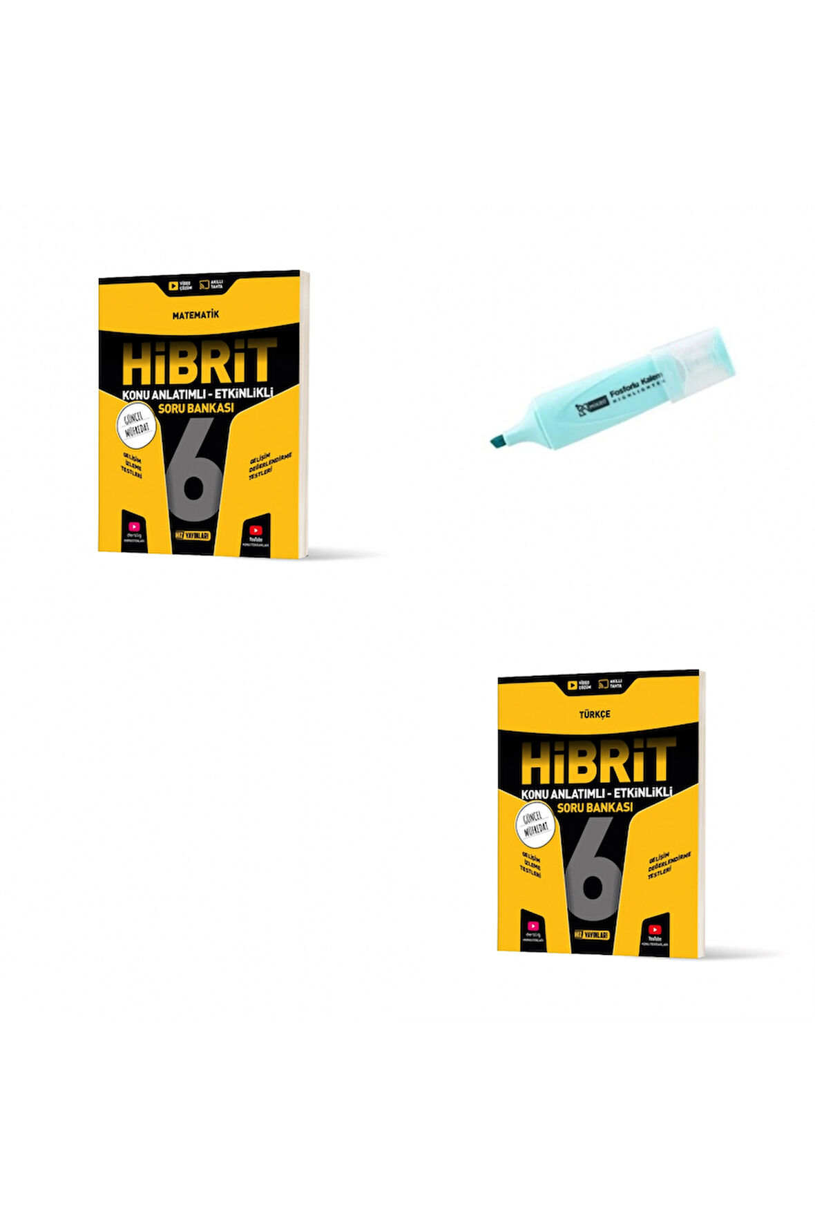 6.Sınıf HİBRİT Matematik Ve Türkçe Konu Anlatımlı Etkinlikli SB (Yeni Müfredat)