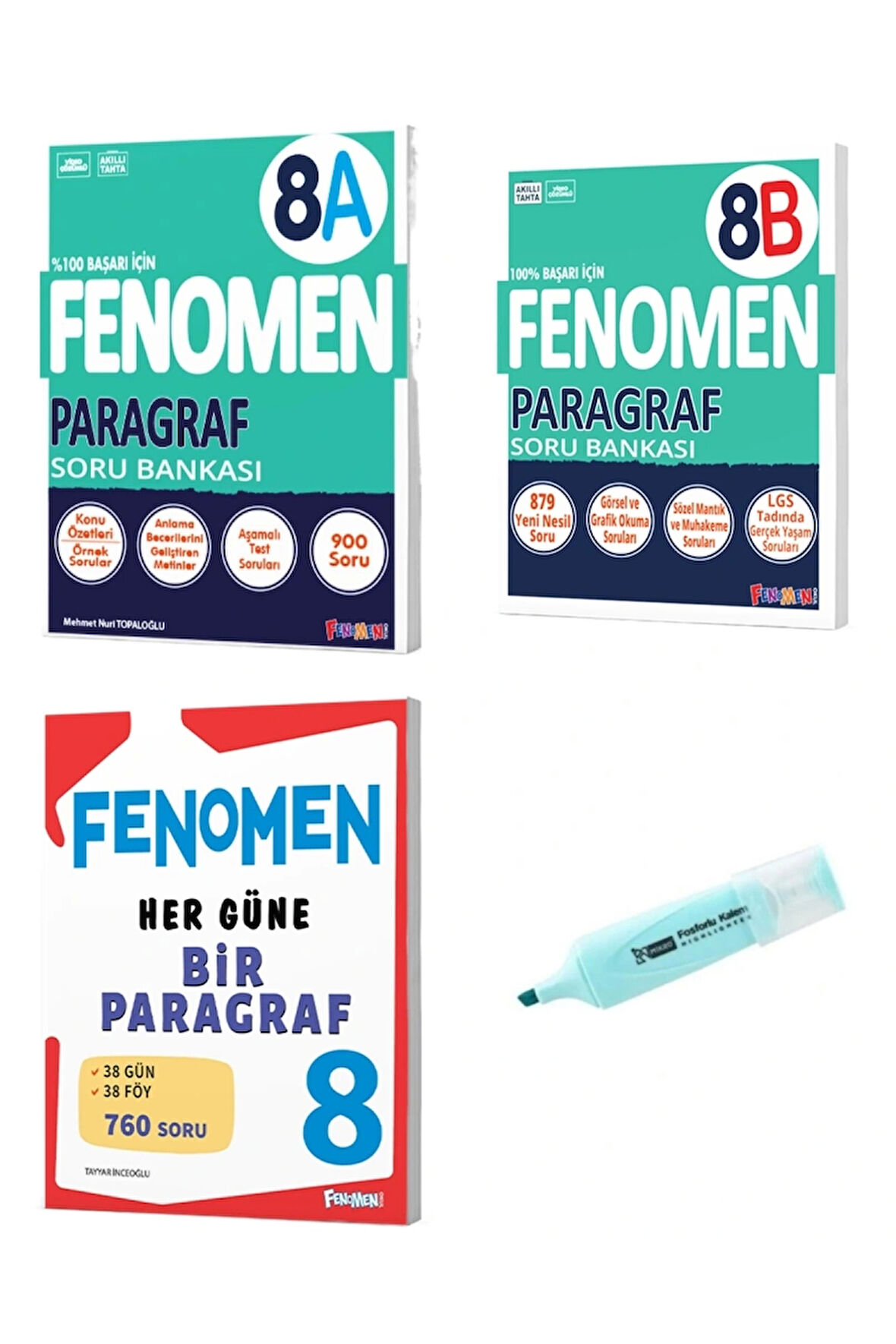 LGS 8.Sınıf Paragraf A-B Ve Her Güne Bir Paragraf Soru Bankası