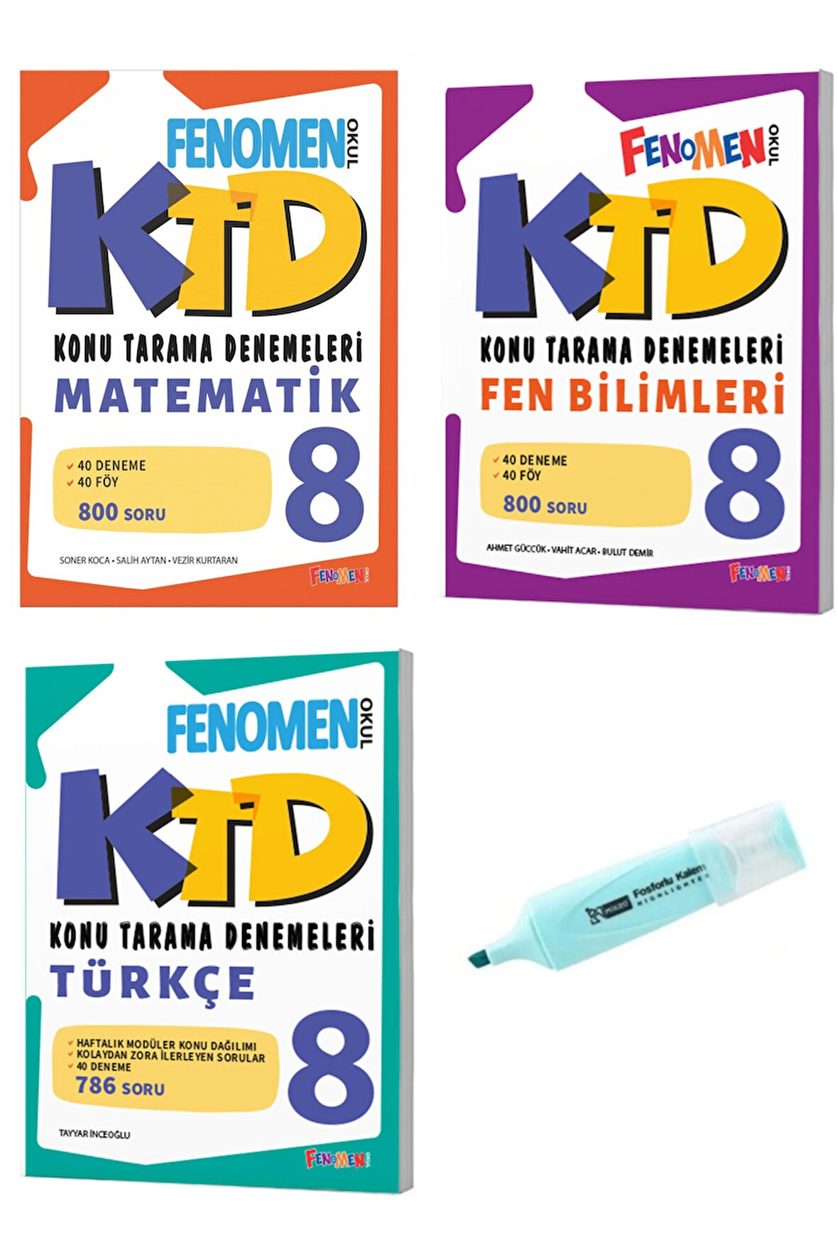 LGS 8.Sınıf KTD Matematik Fen Bilimleri Ve Türkçe 40 Deneme