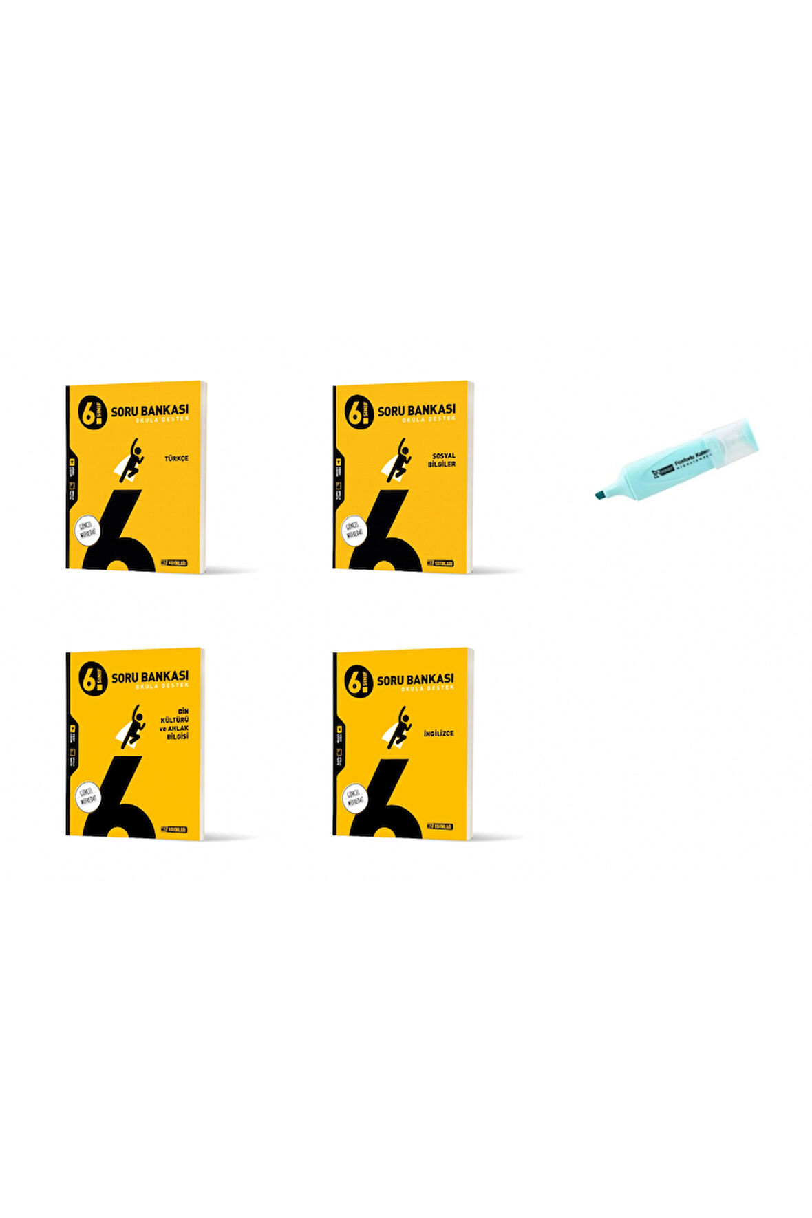 6.Sınıf Türkçe Sosyal Bilgiler Din Ve İngilizce Soru Bankası (Yeni Müfredat)