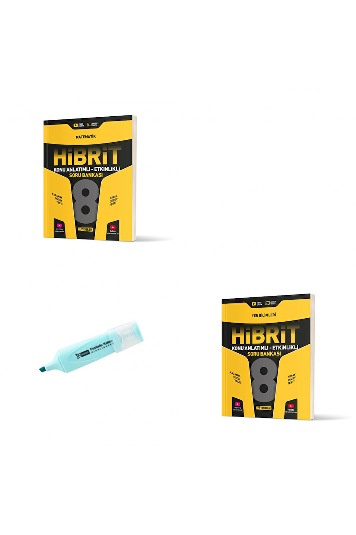 LGS 8.Sınıf HİBRİT Matematik Ve Fen Bilimleri Konu Anlatımlı Etkinlikli Soru Bankası