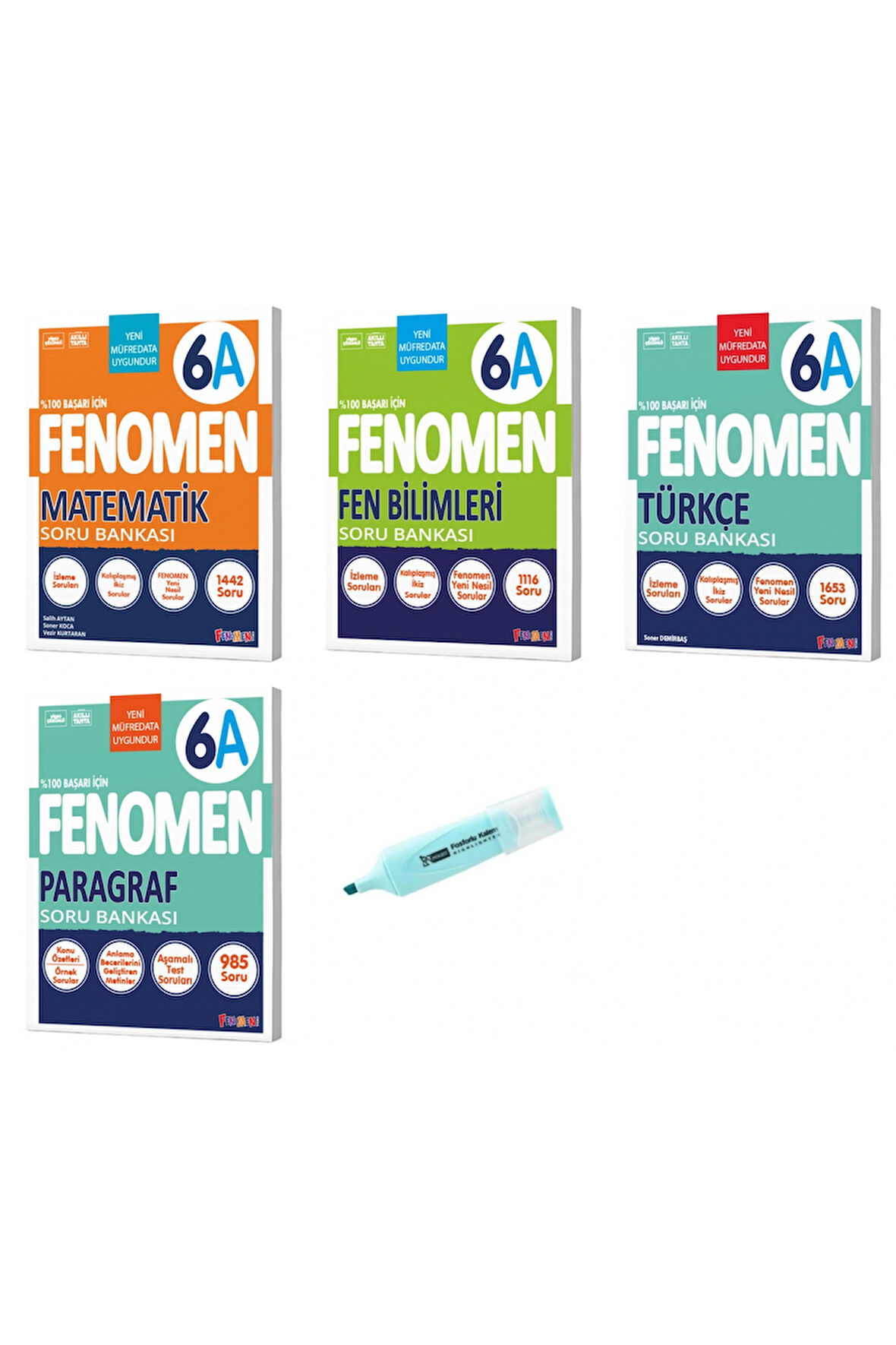 6. Sınıf A Serisi Matematik Fen Türkçe Ve Paragraf Soru Bankası