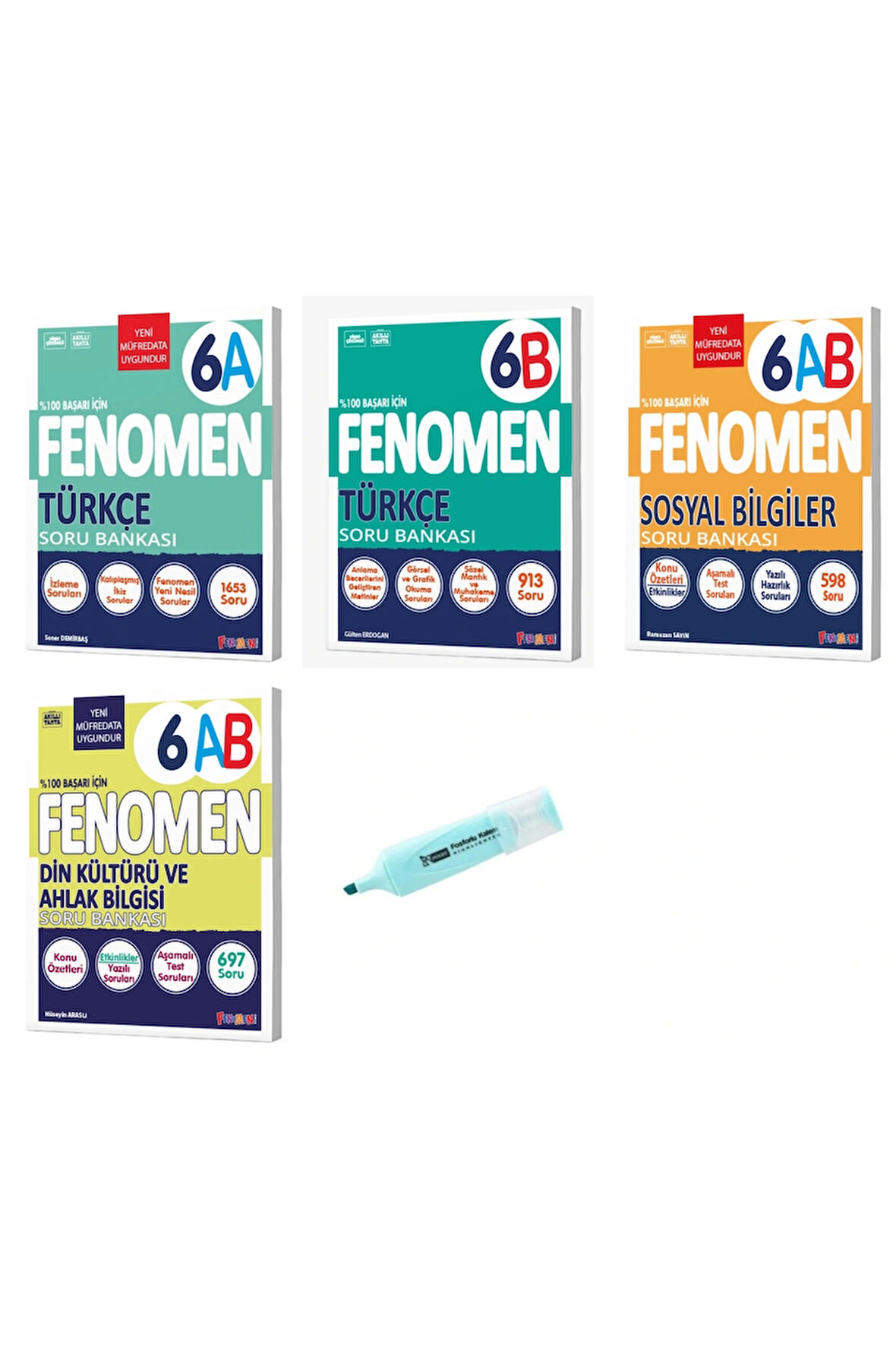 6. Sınıf Türkçe A-B Sosyal Bilgiler Ve Din Kültürü Soru Bankası