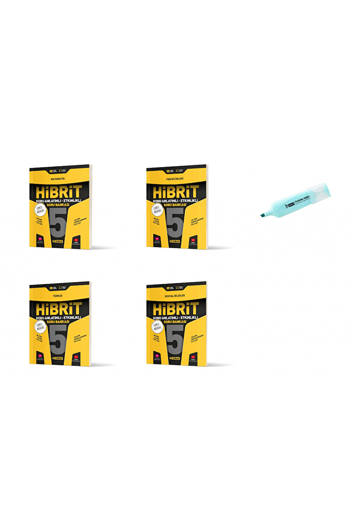 5.Sınıf HİBRİT Mat Fen Türkçe Ve Sosyal Konu Anlatımlı Etkinlikli SB (Yeni Müfredat)