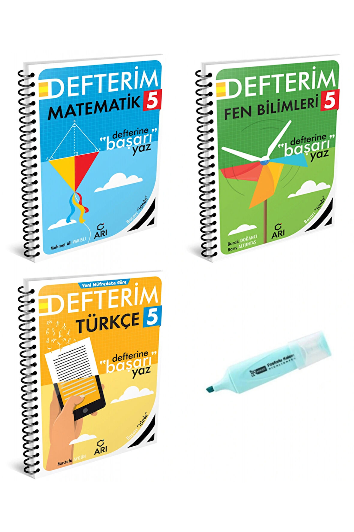 5.Sınıf Matematik Fen Bilimleri Ve Türkçe Akıllı Defterim (Yeni Müfredat)