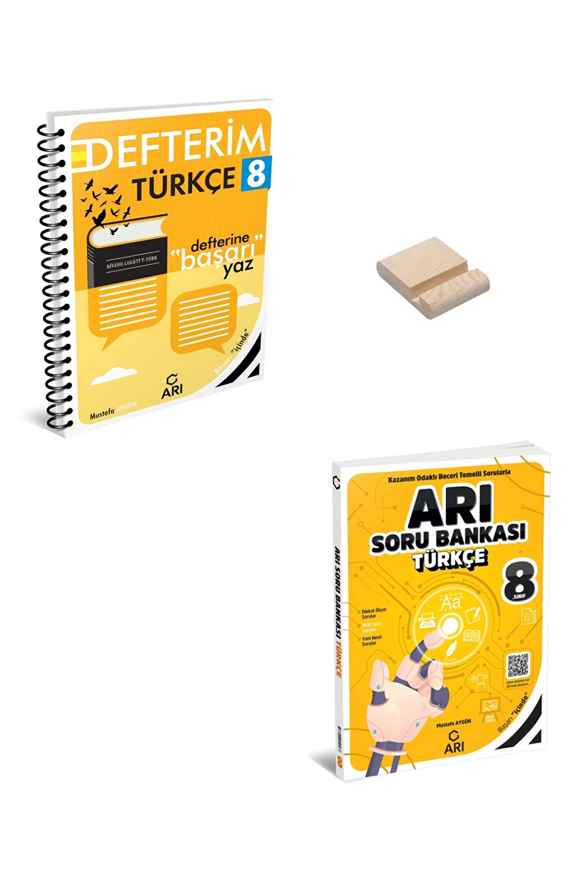 LGS 8. Sınıf Türkçe Defterim ve Arı Soru Bankası