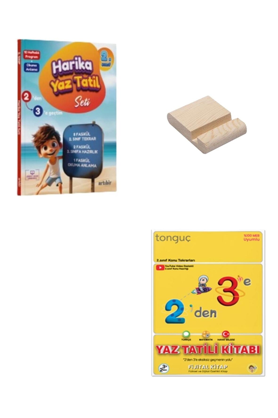 2'den 3'e Geçenler için ArtıBir - Tonguç Yaz Tatili ve Hazırlık Kitabı