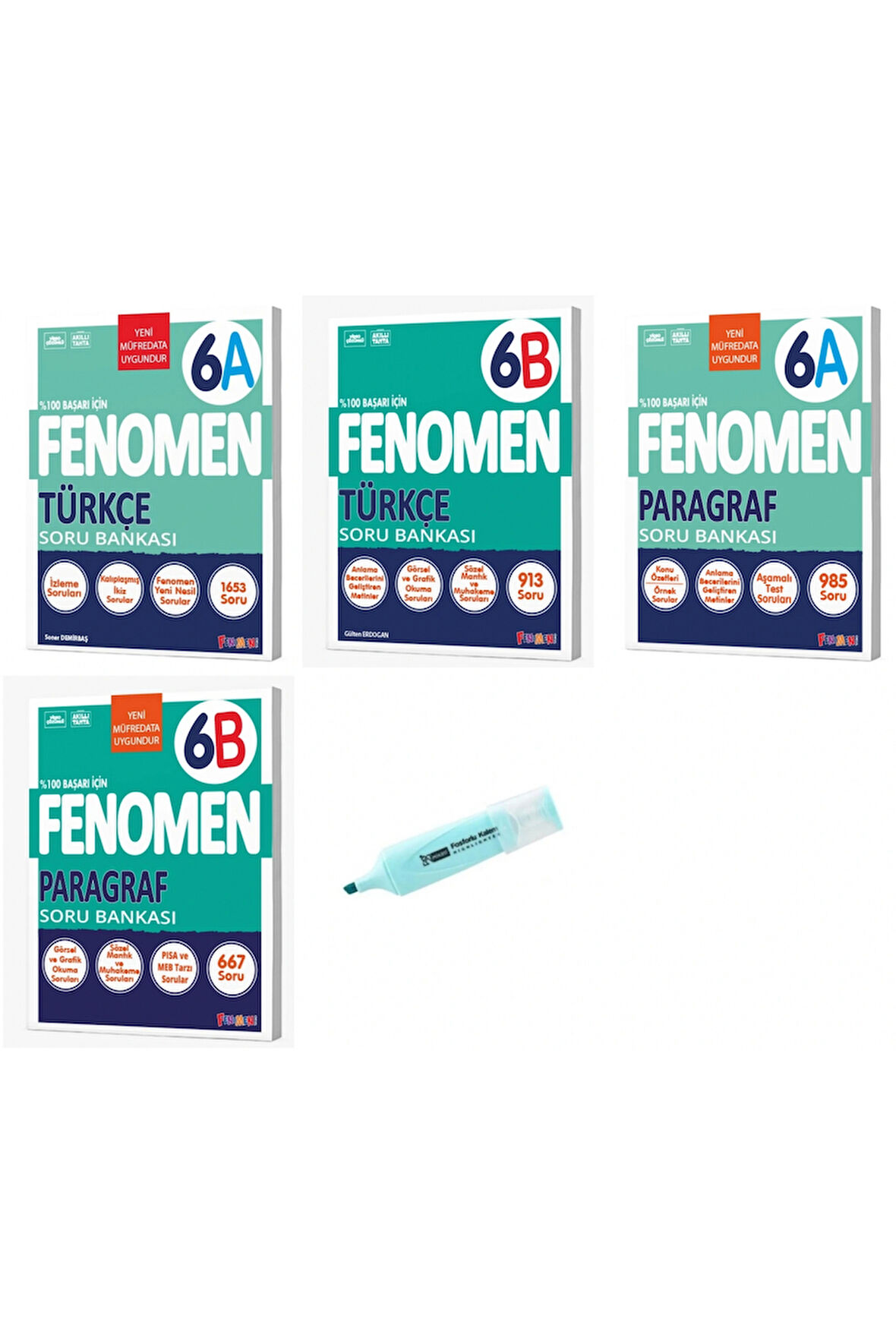 6. Sınıf Türkçe A-B Ve Paragraf A-B Soru Bankası