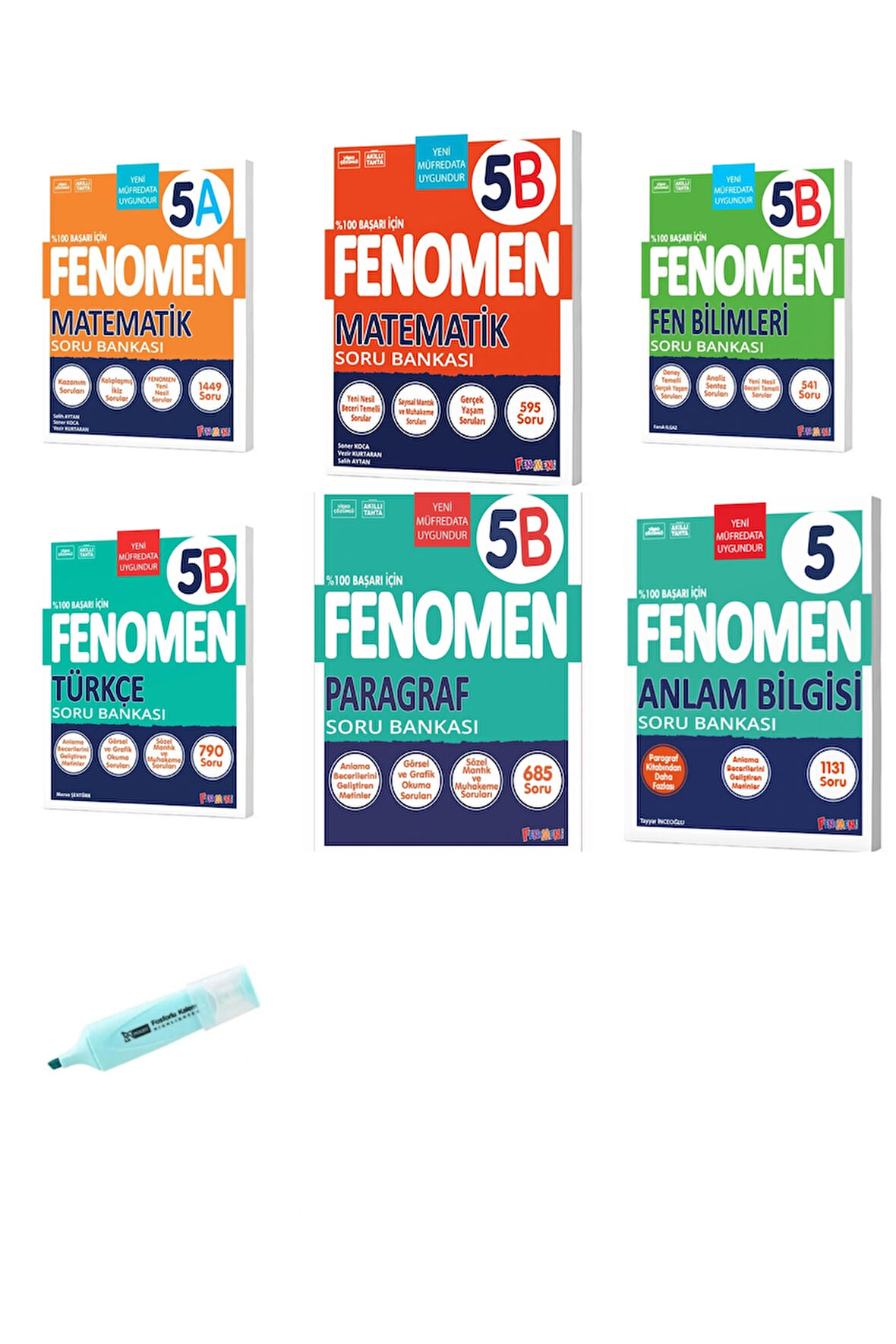 5.Sınıf Matematik A-B Fen Türkçe Paragraf Anlam Bilgisi SB