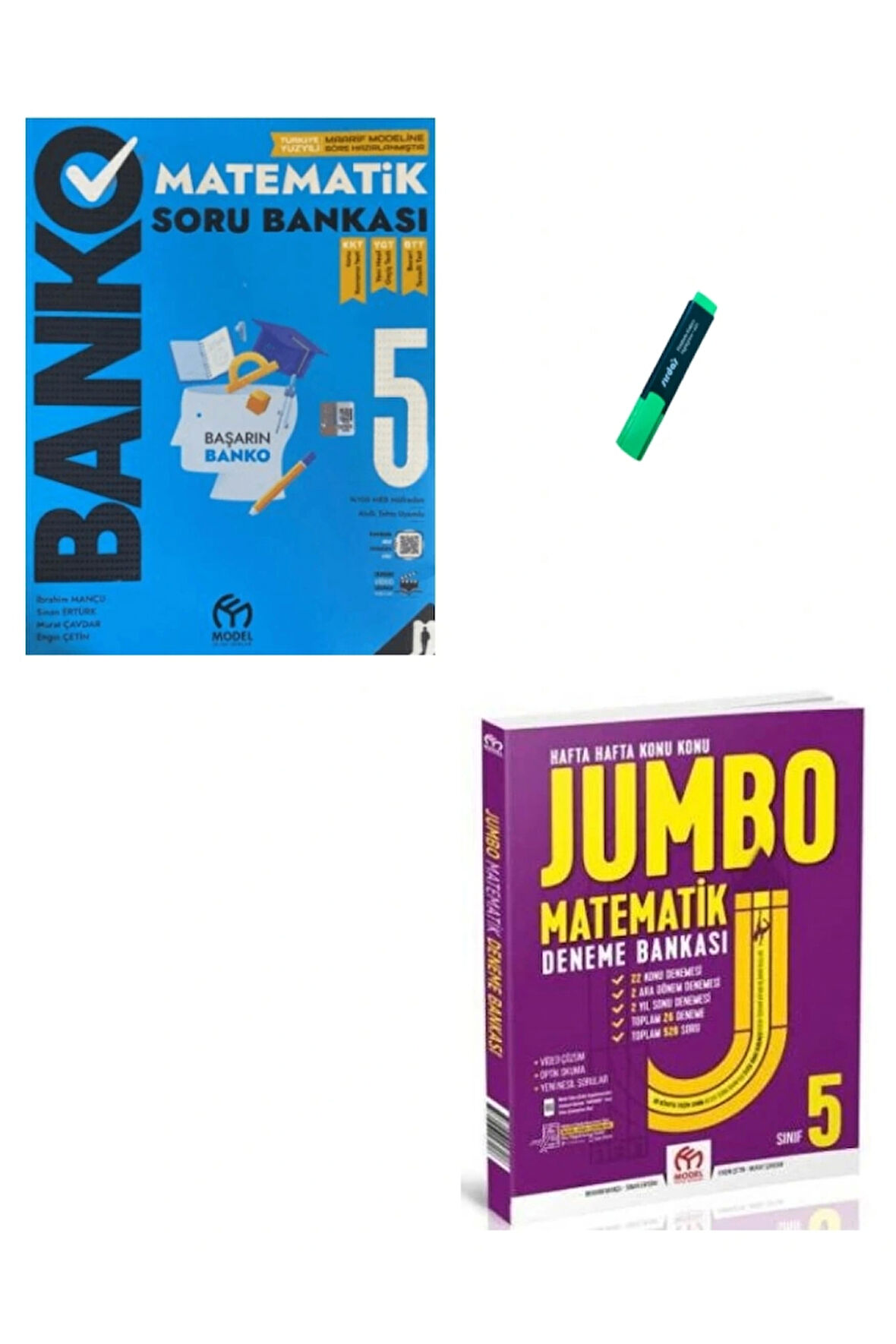 5. Sınıf Matematik Banko Soru Bankası ve Jumbo Deneme