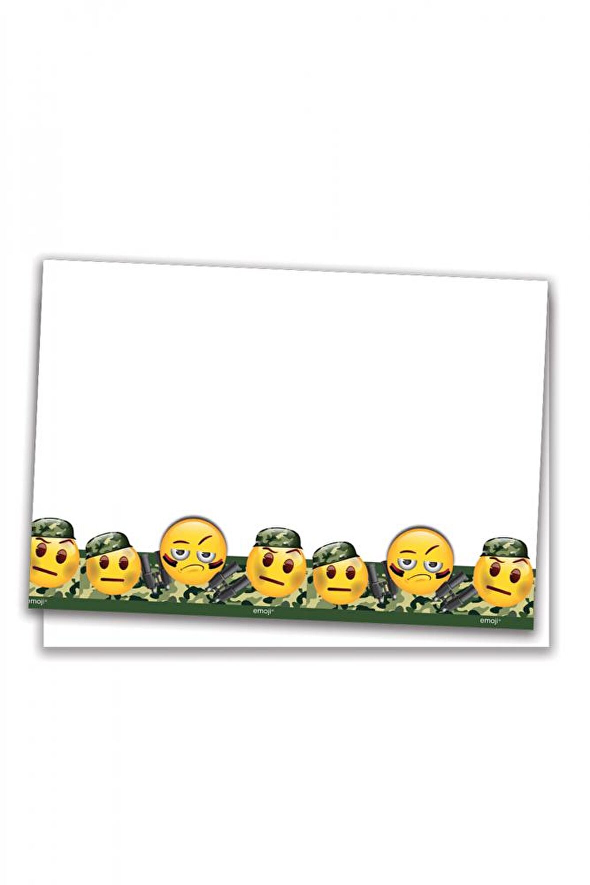 EMOJİ KAMUFLAJ MASA ÖRTÜSÜ 120X180(PLASTİK)