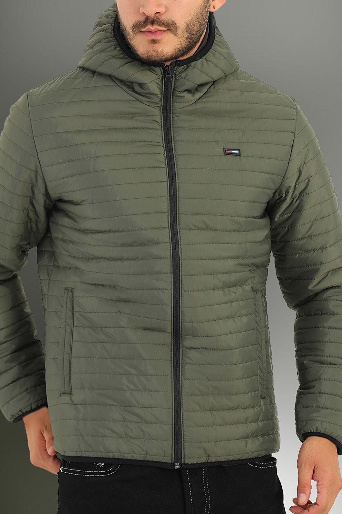 River Club Erkek İçi Polarlı Su Ve Rüzgar Geçirmez Mont M-101