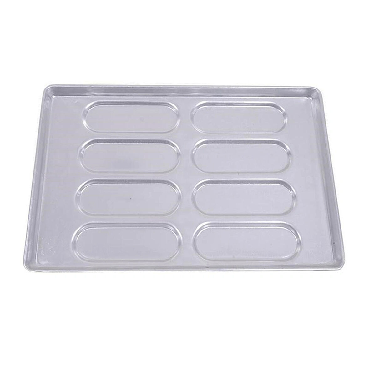 Almetal AL-SET.08.40.60.100 Alüminyum Sandviç Ekmek Tava (100 gr Hamur) 40x60 cm 8 Göz