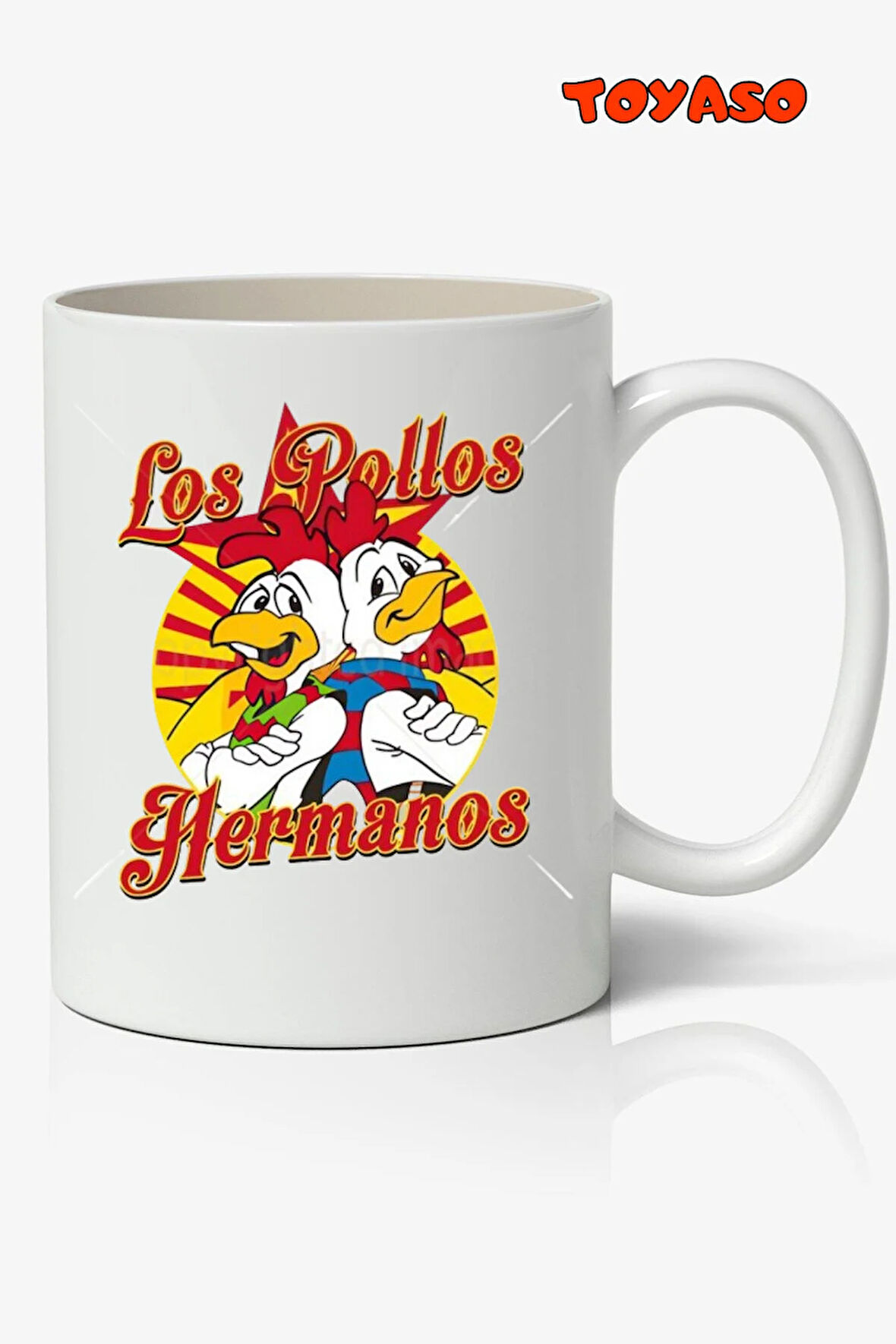 Los Pollos Hermanos Breaking Bad Anime Temalı Beyaz Kupa Bardak Sevgiliye Arkadaşa Hediye