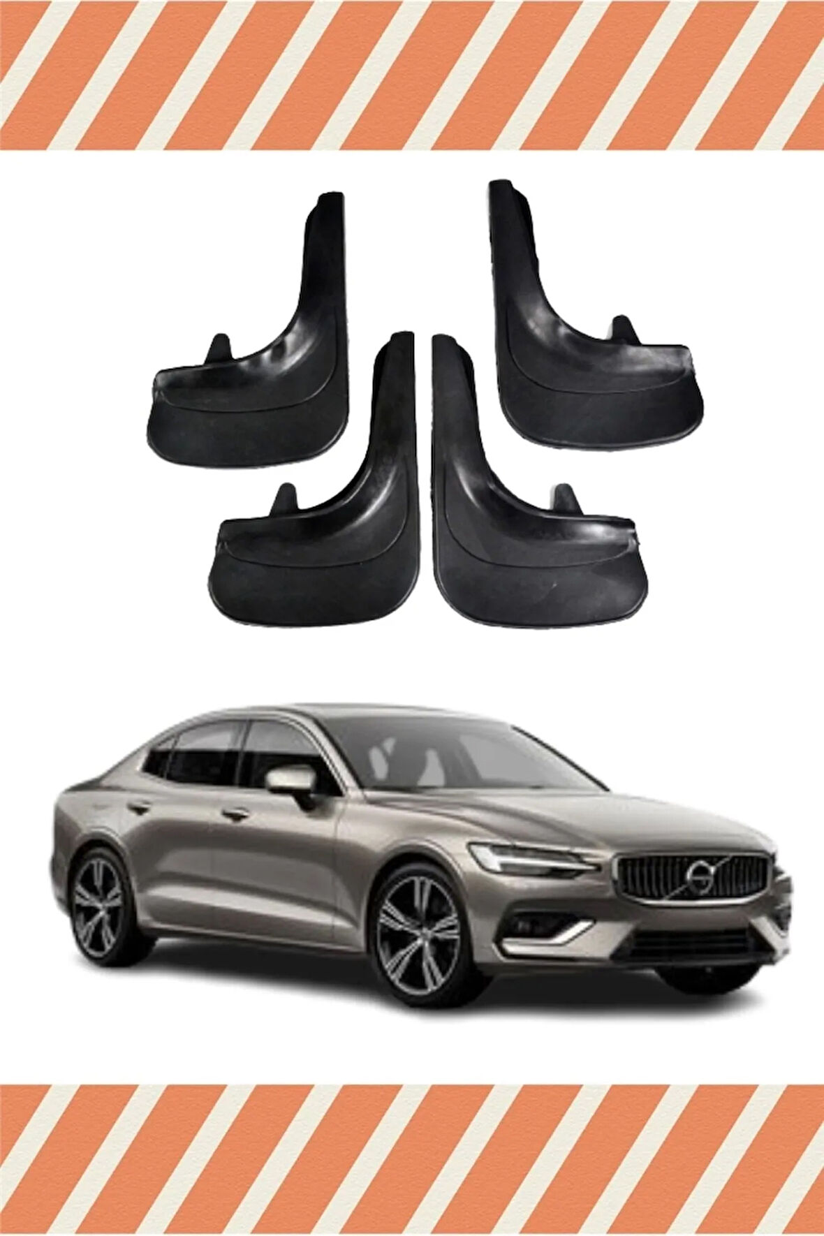 Volvo S60 uyumlu 4’lü tozluk çamurluk paçalık kaliteli