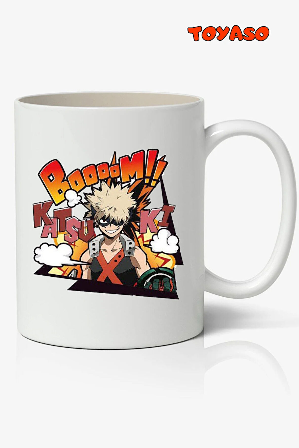 Katsuki Bakugo My Hero Academia Anime Temalı Beyaz Kupa Bardak Arkadaşa Sevgiliye Hediye