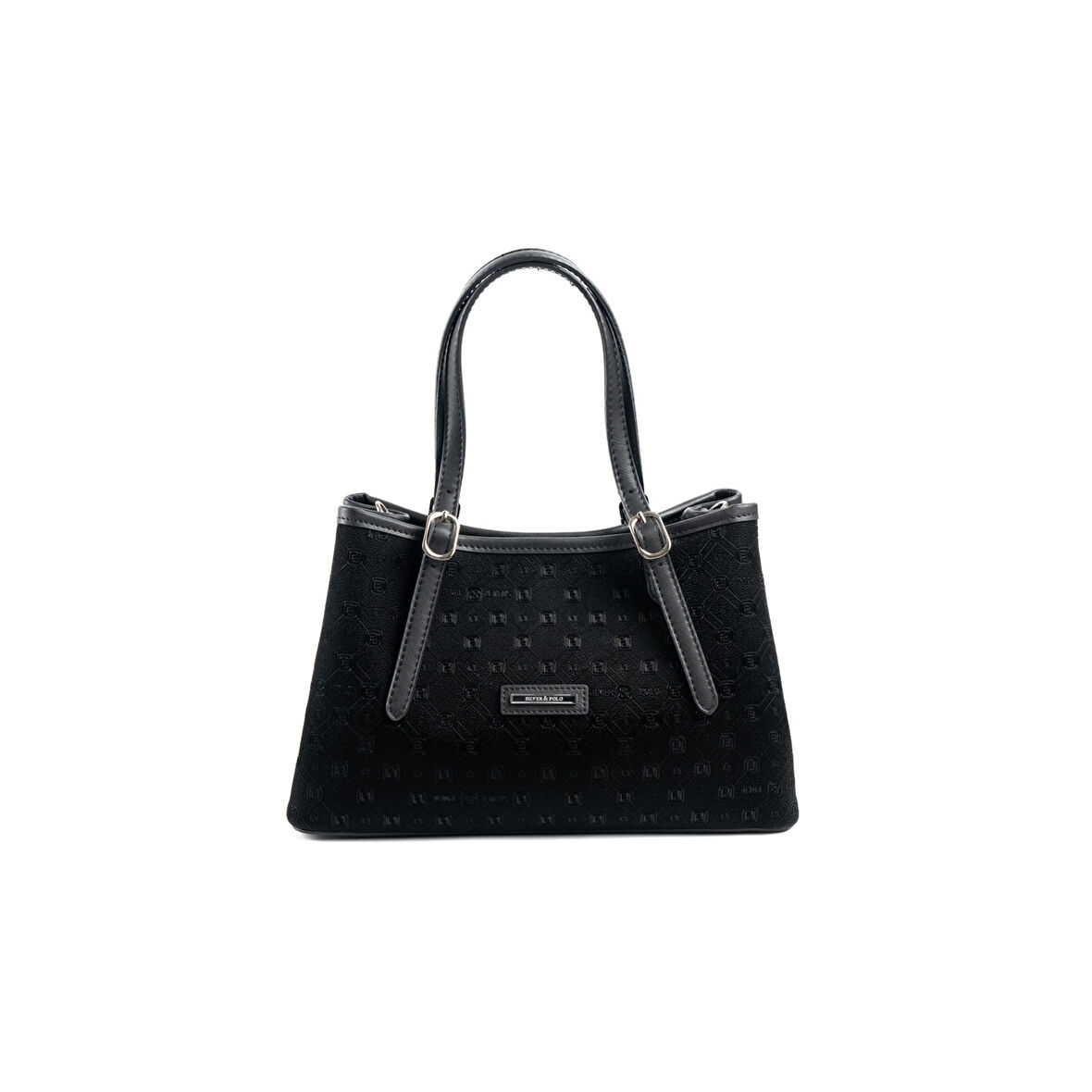 Silver Polo  Kadın Omuz Çantası 1252-48328 SILVER POLO Kadın ÇANTASI M158 SİYAH-NOVA SİYAH