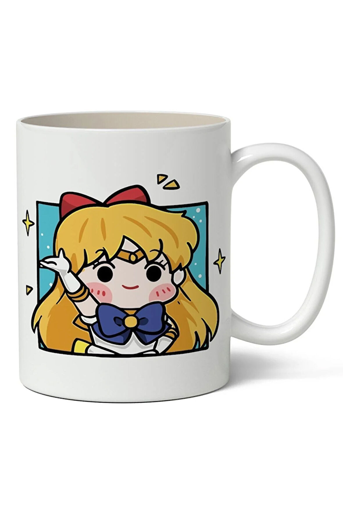 Sailor Moon Avatar Anime Temalı Beyaz Kupa Bardak Sevgiliye Arkadaşa Hediye