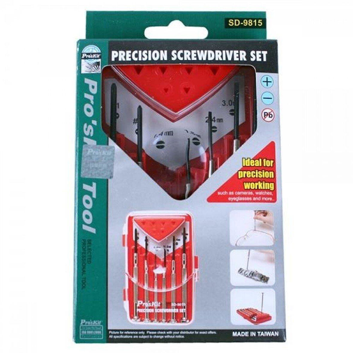 Proskit  SD-9815 Saatçi Tornavida Seti