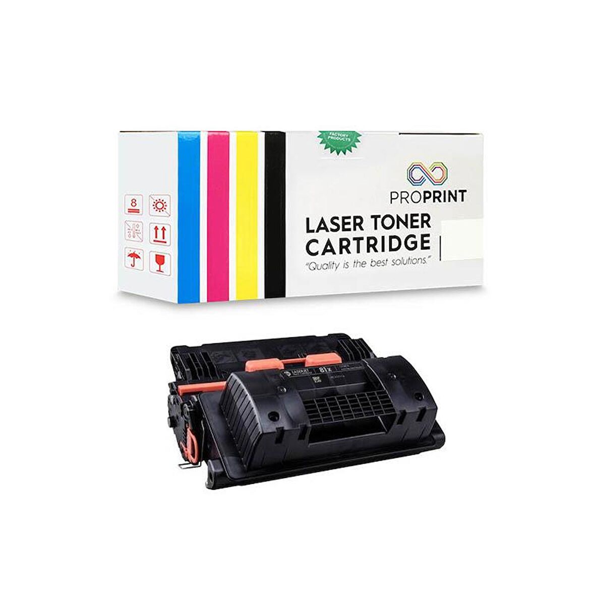 HP 81X-CF281X 25.000 Sayfa Muadil Toner- Hp M604n - E6B67A