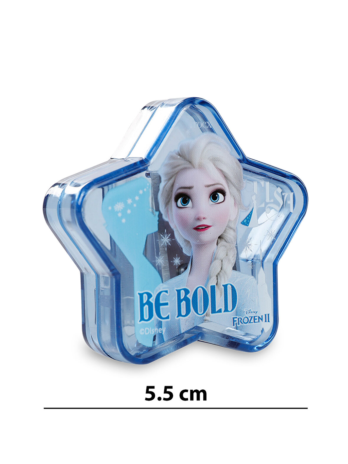 Frozen Hazneli Kalemtıraş Kırtasiye Mavi