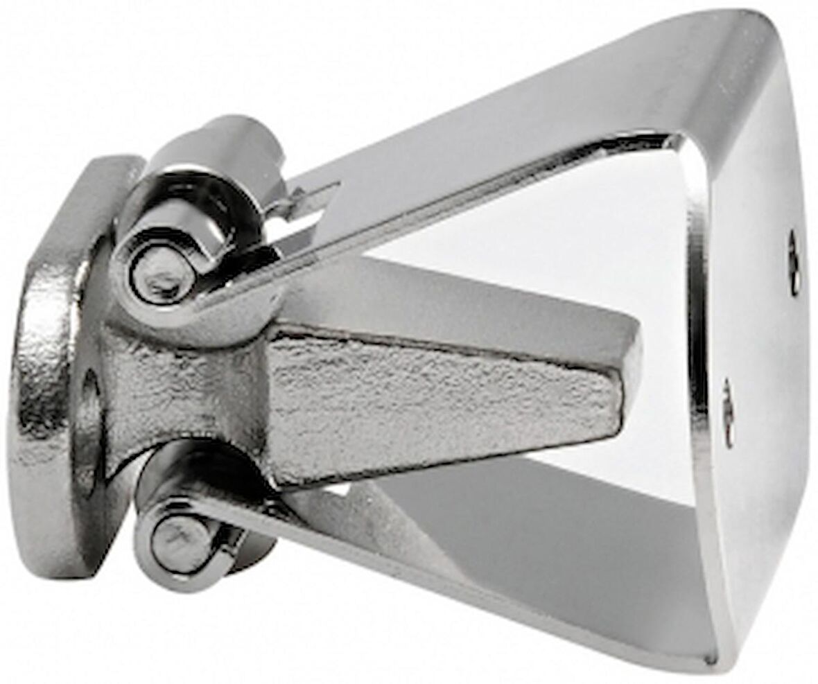 Stoper, paslanmaz çelik+kromaj. 35x20 mm
