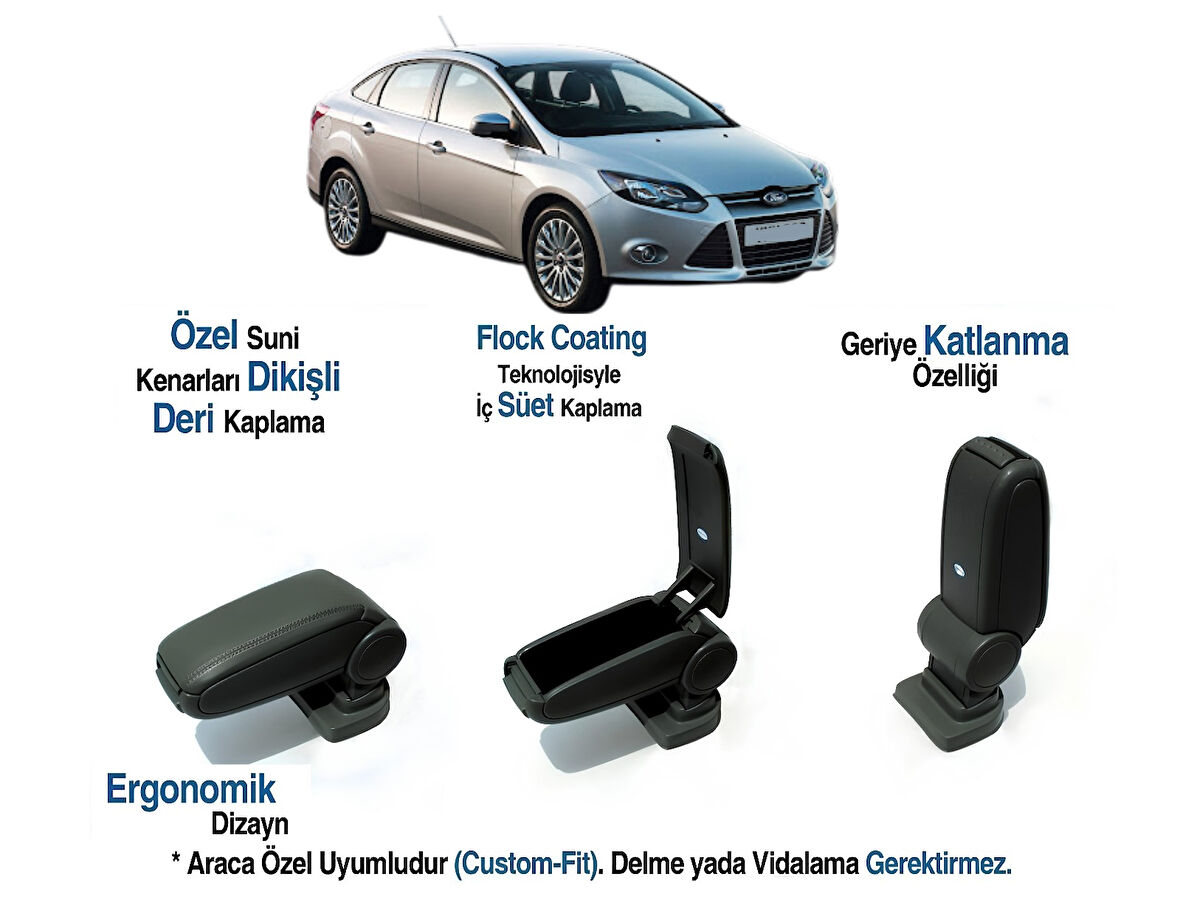 FOCUS III ARACA ÖZEL KOL DAYAMA VİDASIZ KOLÇAK  2012 2013 2014 2015