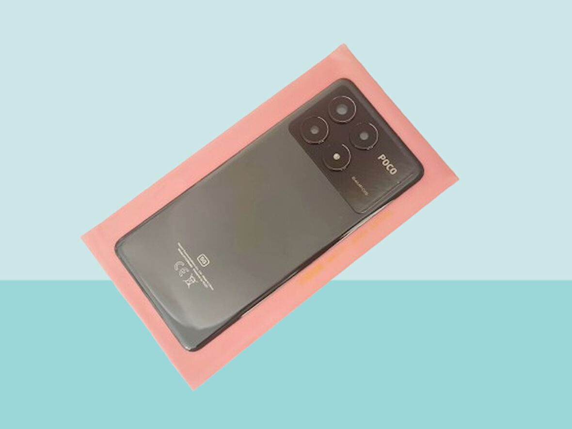 Tkgz - Xiaomi POXO X6 PRO Arka Pil Batarya Kapağı Kapak (FULL KAMERA LENSİ ) SİYAH