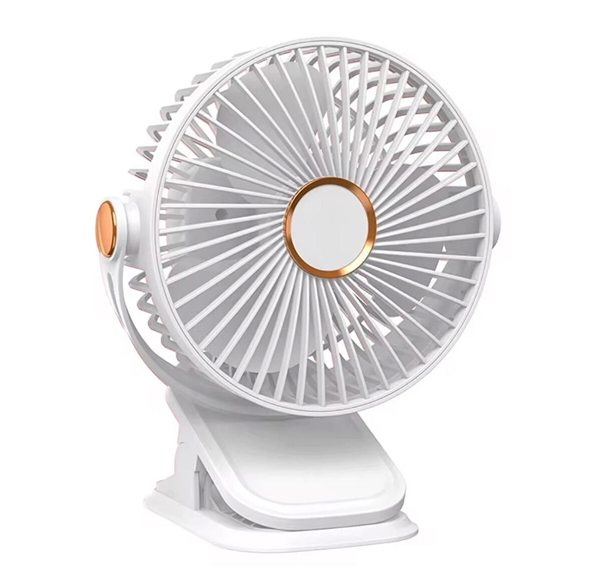 Yüksek Performanslı Pratik Taşınabilir Şarjlı Işıklı 5 Kademeli Masaüstü Fan VNT-02