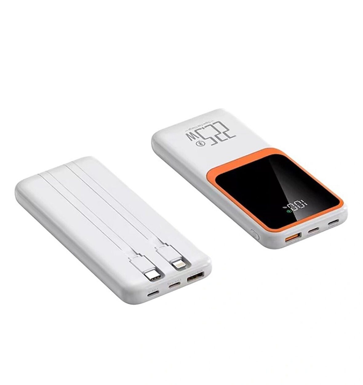 H32 Dijital Göstergeli Dahili Çoklu Kablolu 10000 mAh  Powerbank