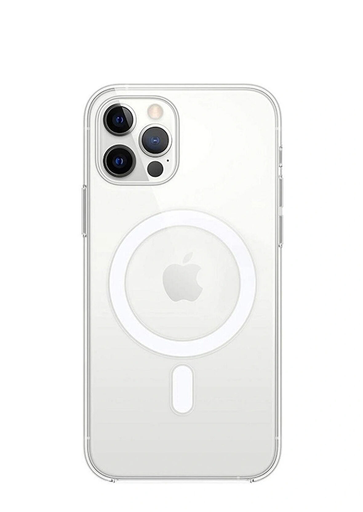 İPhone 16 Pro için Kılıf Kamera Korumalı Magsafe Wireless Şarj Özellikli Şeffaf Kılıf