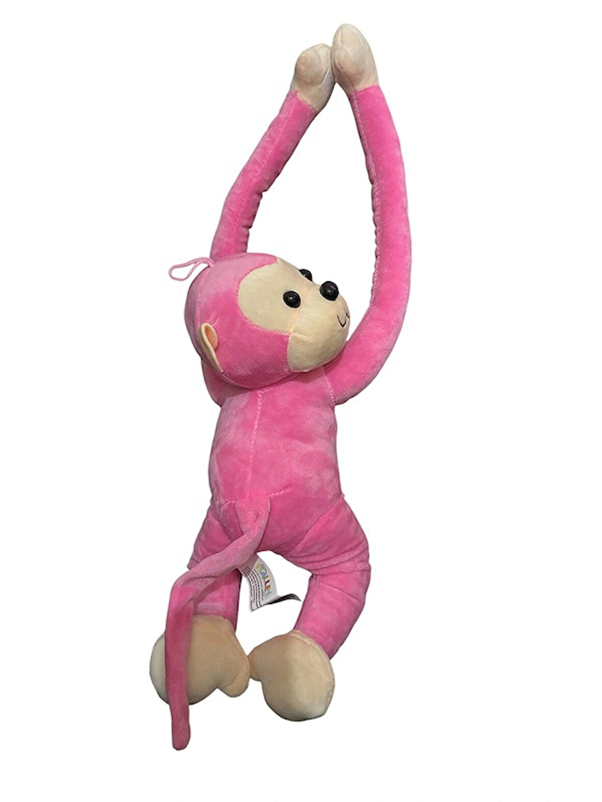 Sevimli Sesli Pembe Maymun Peluş Oyuncak 60CM