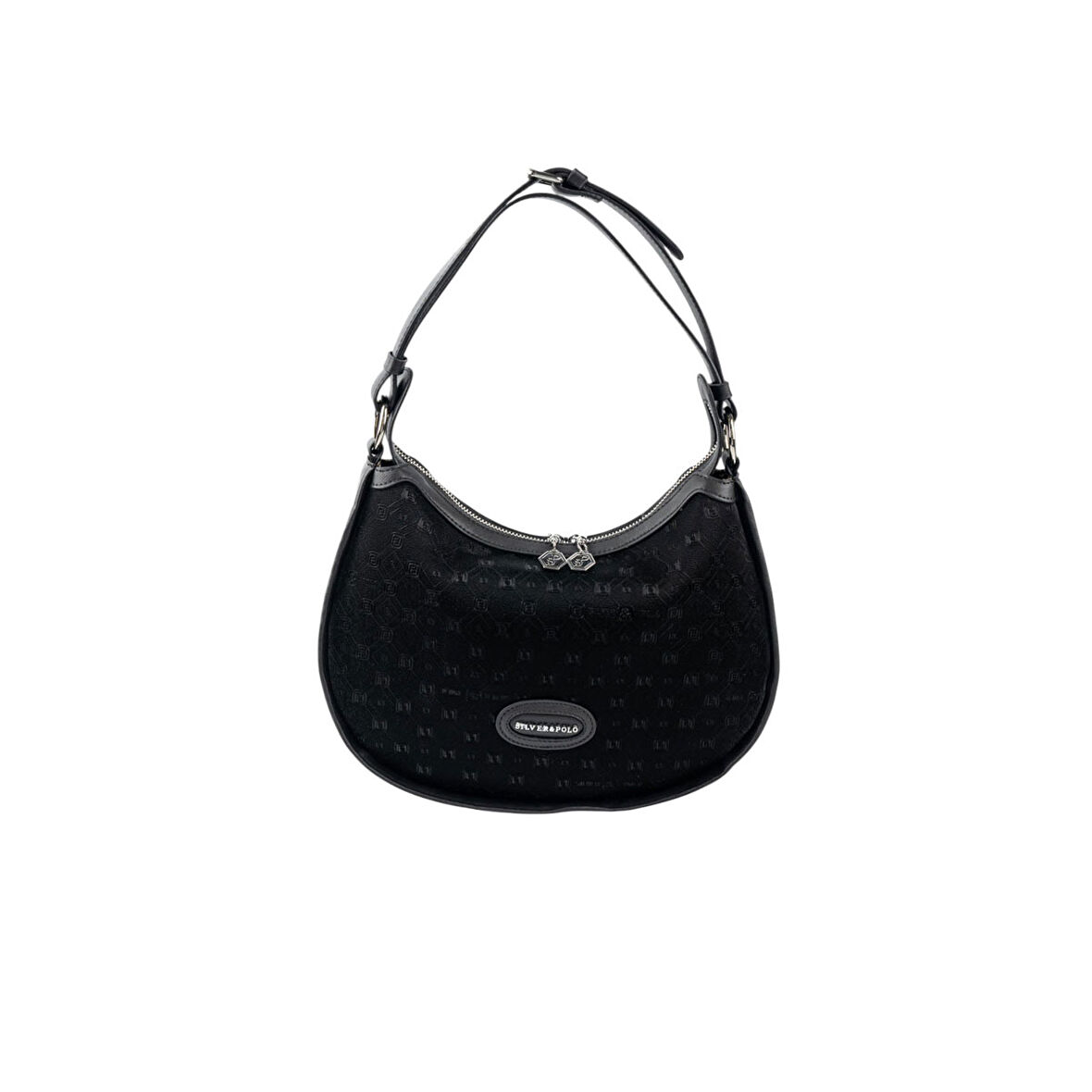 Silver Polo  Kadın Omuz Çantası 1263-48566 SILVER POLO Kadın ÇANTASI M158 SİYAH-NOVA SİYAH