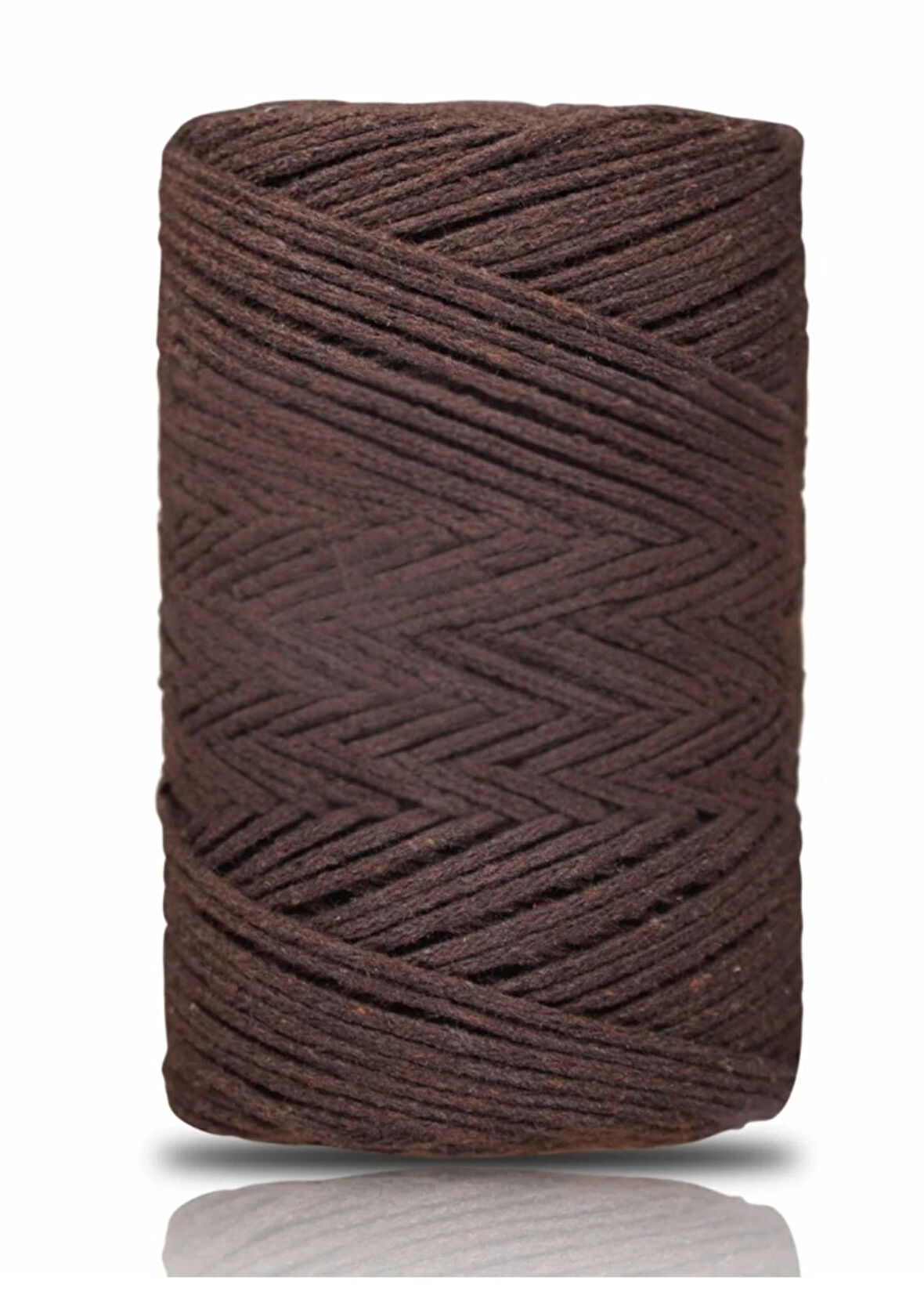 Pamuk Makrome 2 mm Kahverengi
