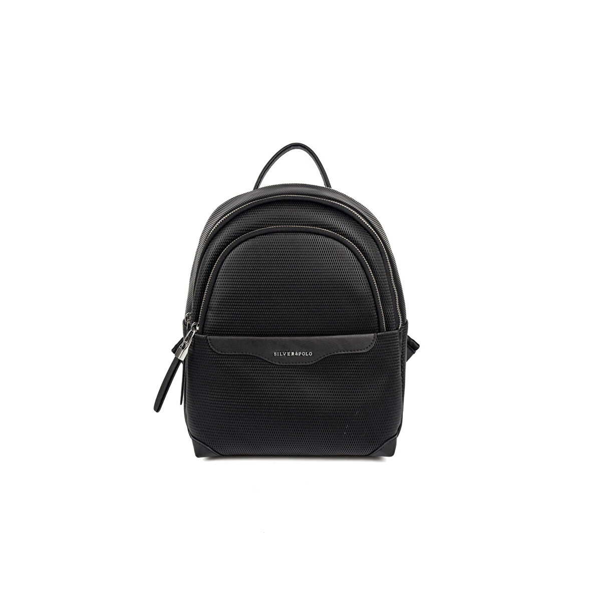 Silver Polo  Kadın  1265-48625 SILVER POLO SIRT ÇANTASI M86 SİYAH-MAT SİYAH
