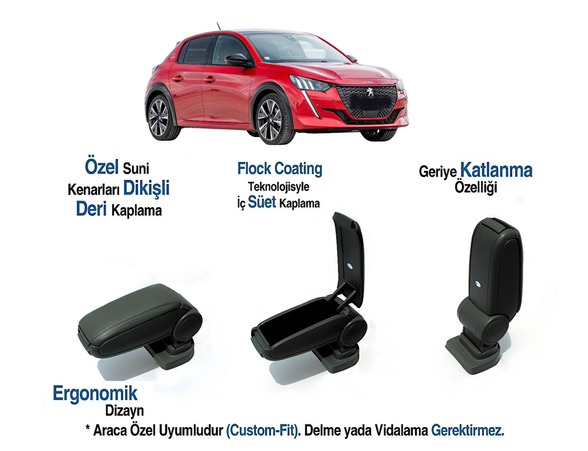 208 ARACA ÖZEL KOL DAYAMA VİDASIZ KOLÇAK  2022 2023 2024 2025 2026