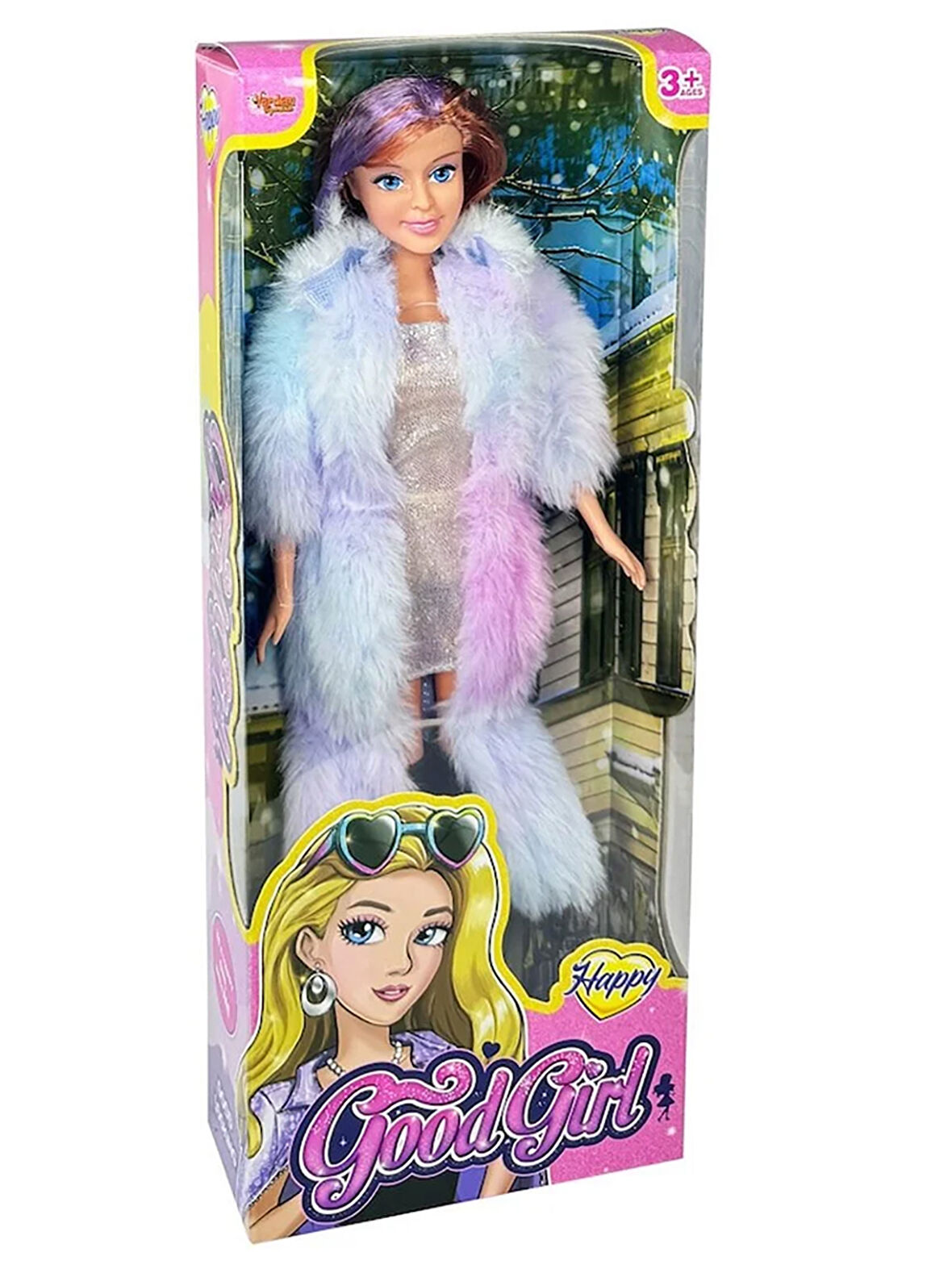 Barbie Kürklü Çizmeli Oyuncak Bebek