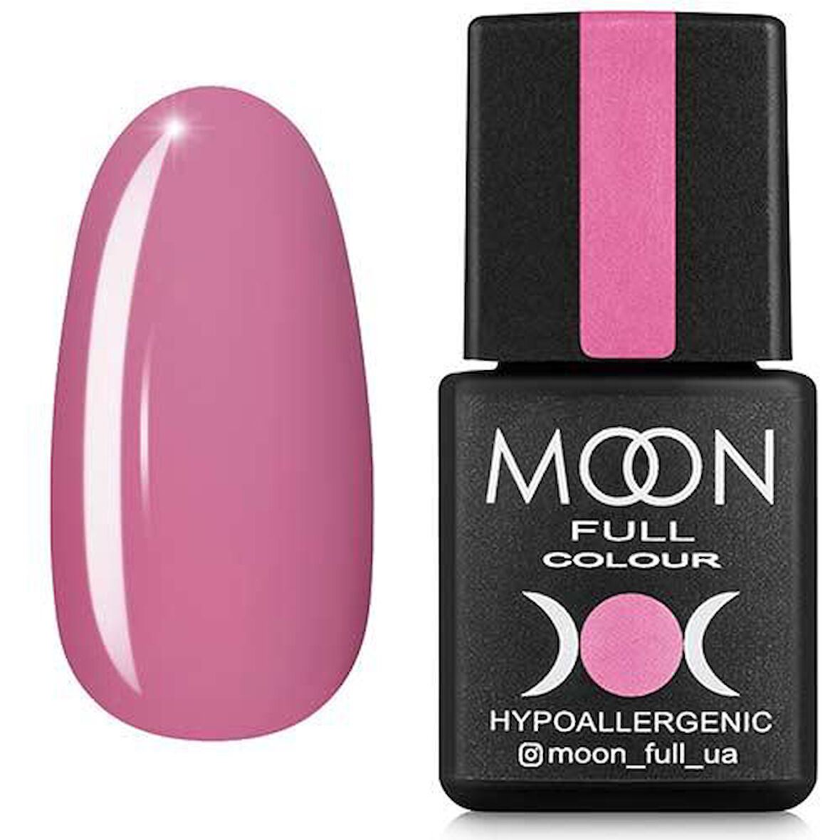 Moon Full Kalıcı Oje Classic Soluk Koyu Pembe No:107