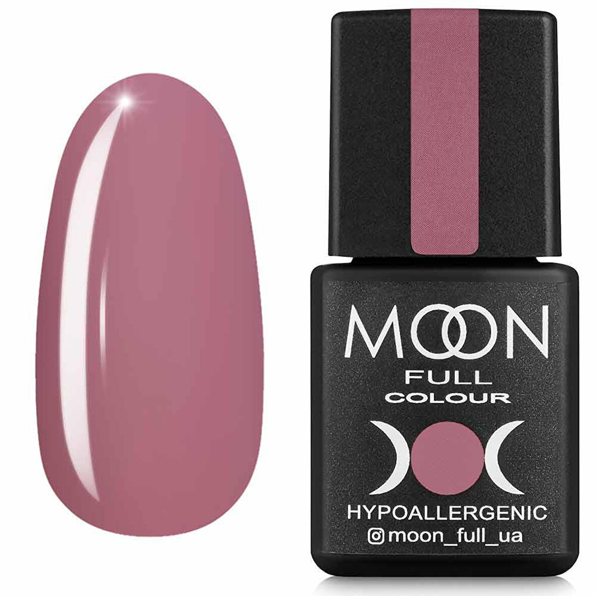 Moon Full Kalıcı Oje Yarı Şeffaf Koyu Nude Bej No:08