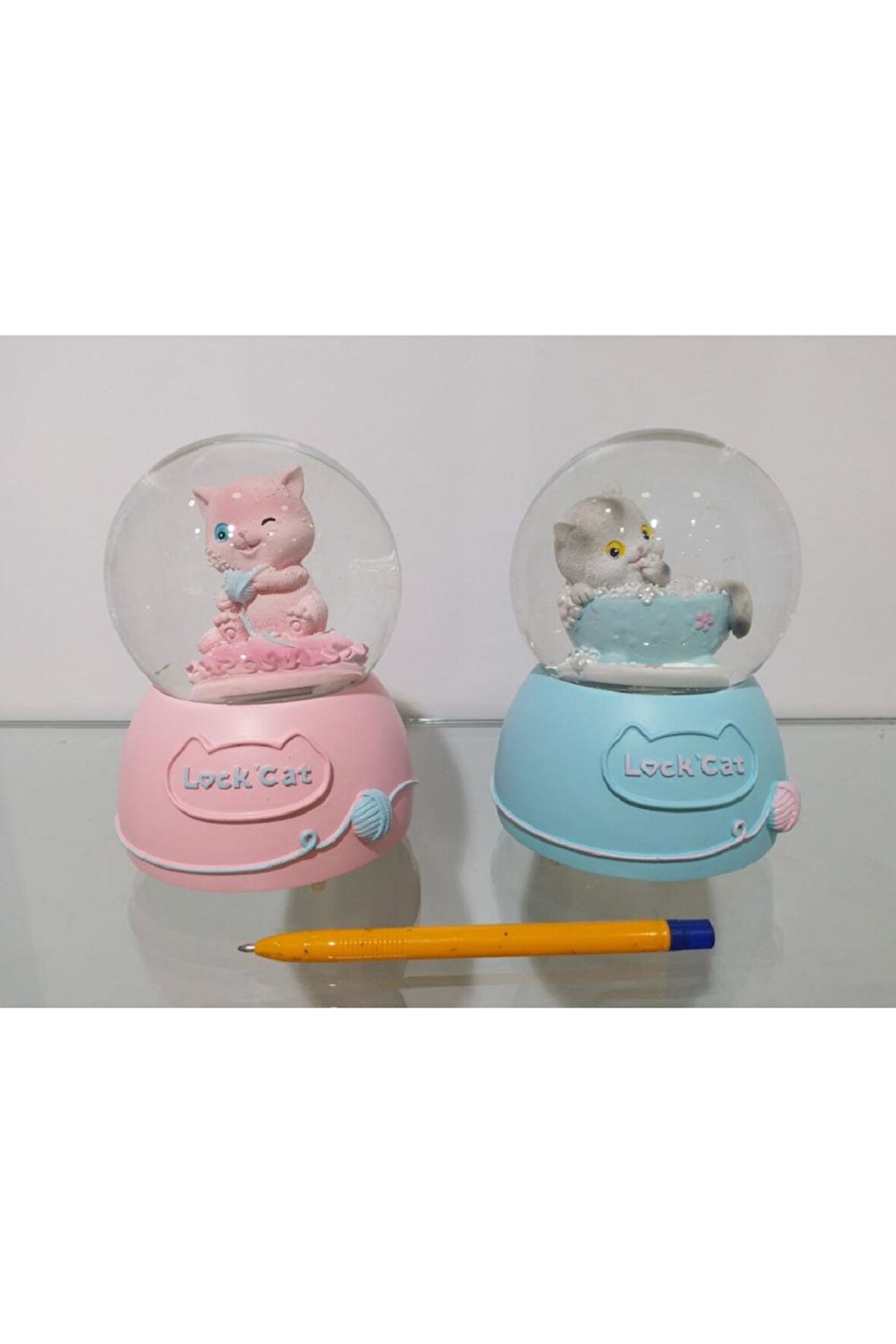 Müzikli Ve Işıklı Kar Küresi 16cm 3175 Pembe