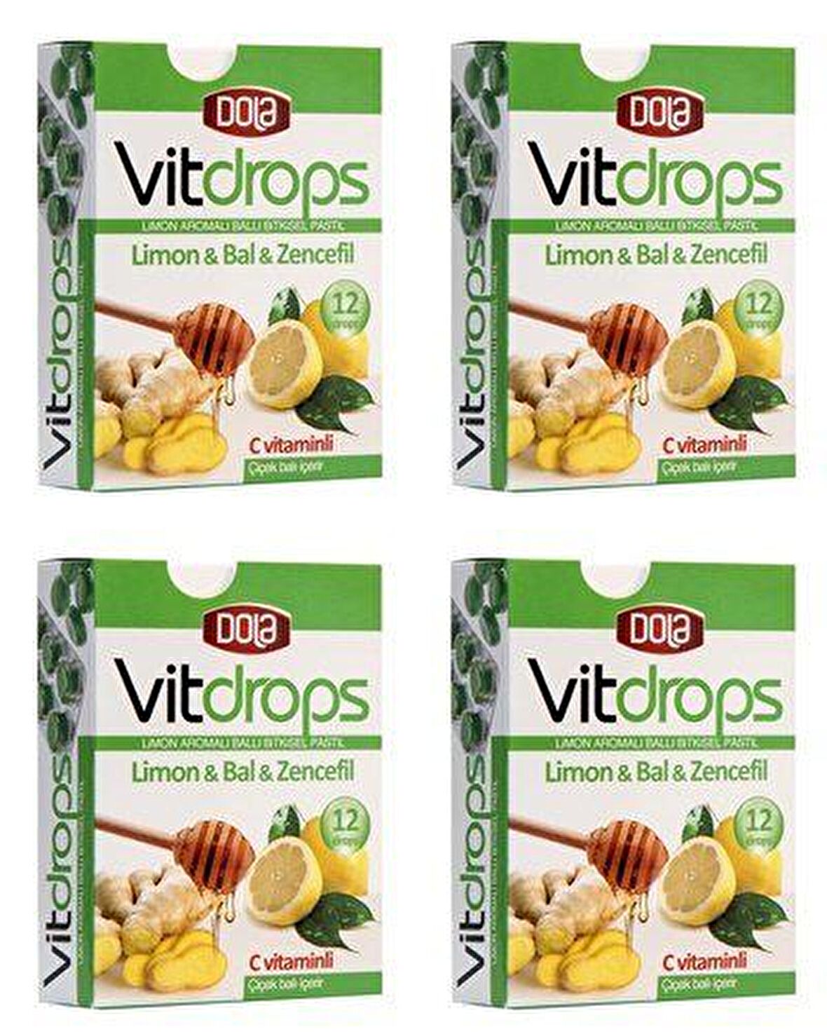 Dola Vitdrops Limon & Bal 30 Gr 4 adet