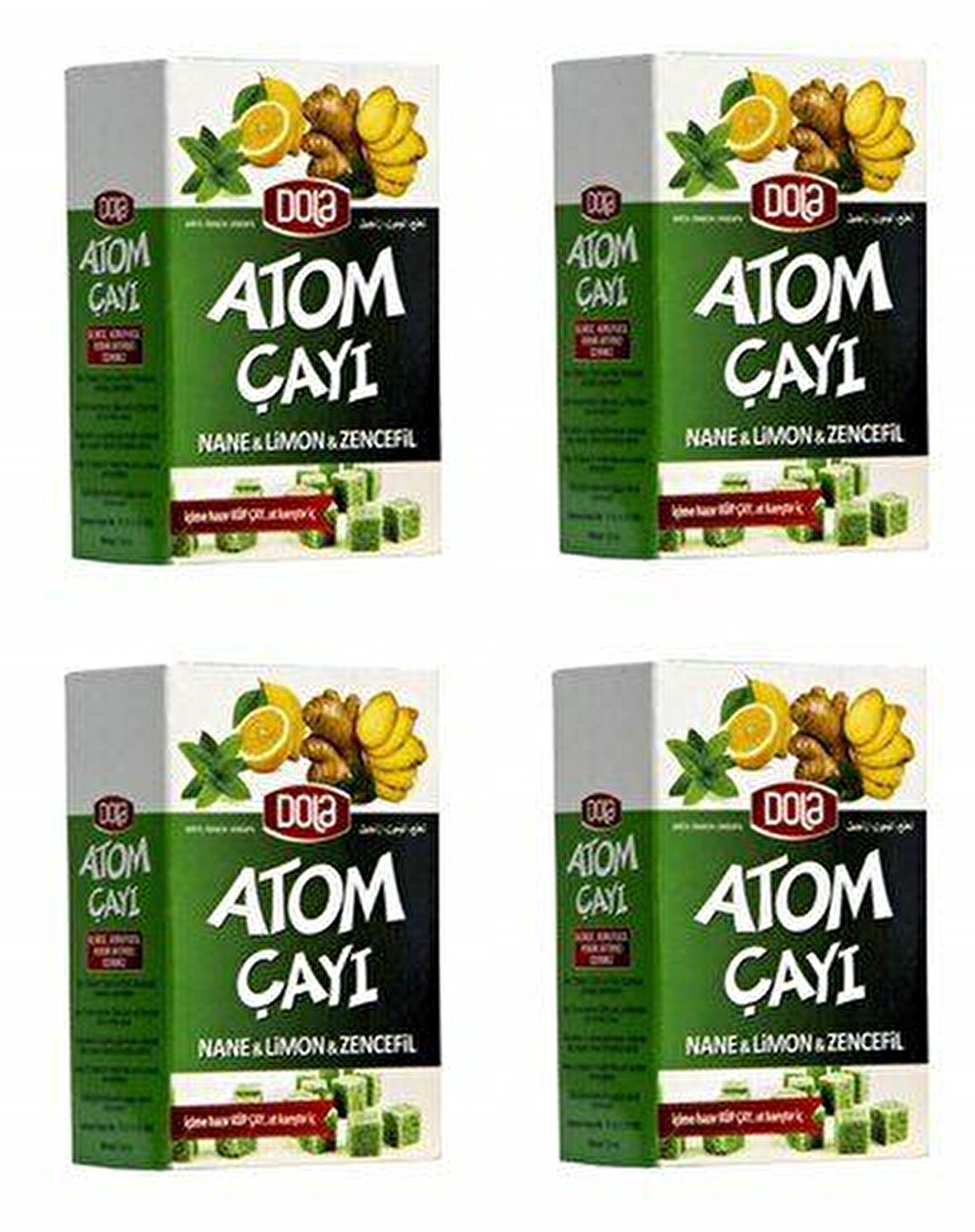 Dola Atom Çayı Nane Limon Zencefil 135 g 4 adet