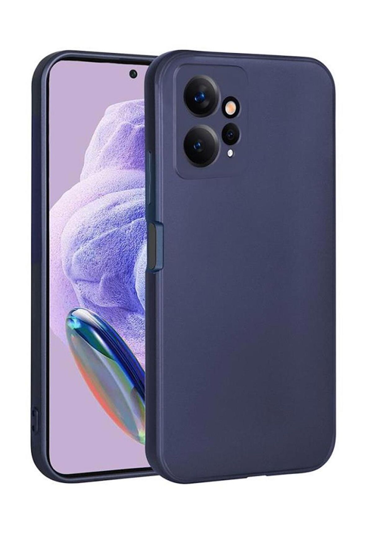 Xiaomi Redmi Note 12 4G Kılıf Kamera Çıkıntılı Soft Silikon