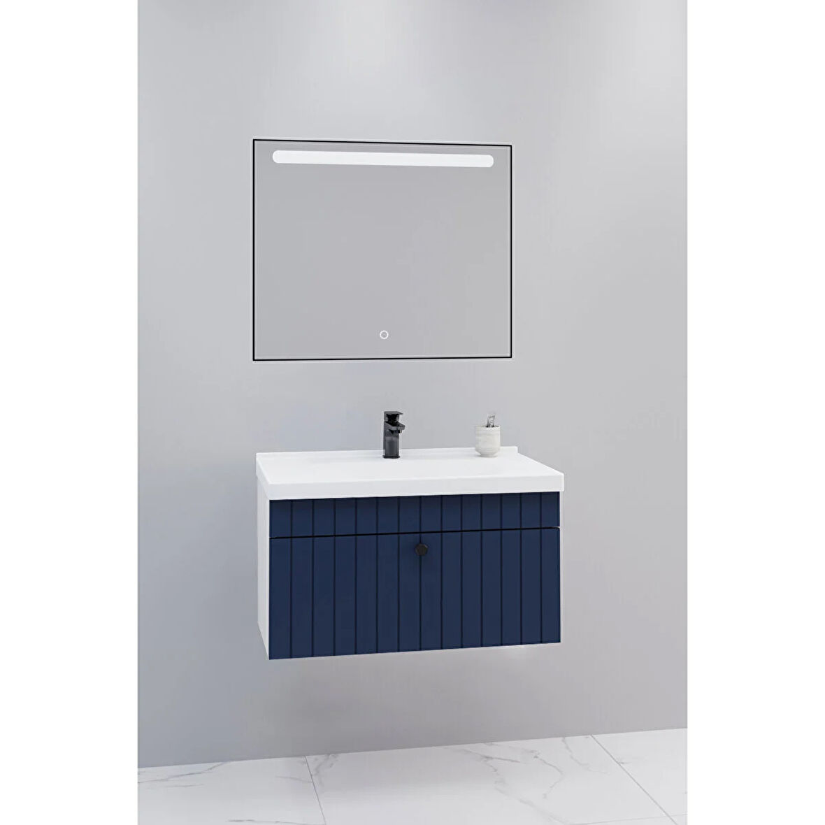 
Alice 80 Cm Banyo Dolabı Lvn Led Aynalı - Boy Dolap Hariç