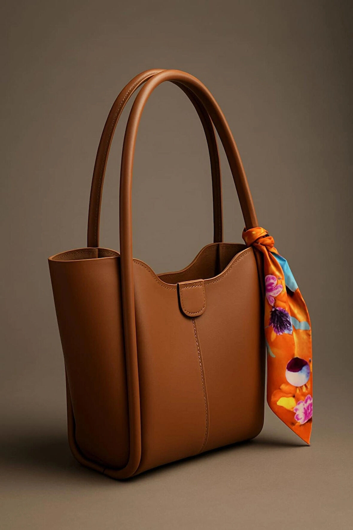 Kadın Fular Detaylı Omuz Çanta